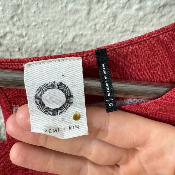 Anthropologie Akemi + Kin Gia Tunic Blouse Top XS Paisley Light Indie Gypsy Boho - Picture 13 of 16